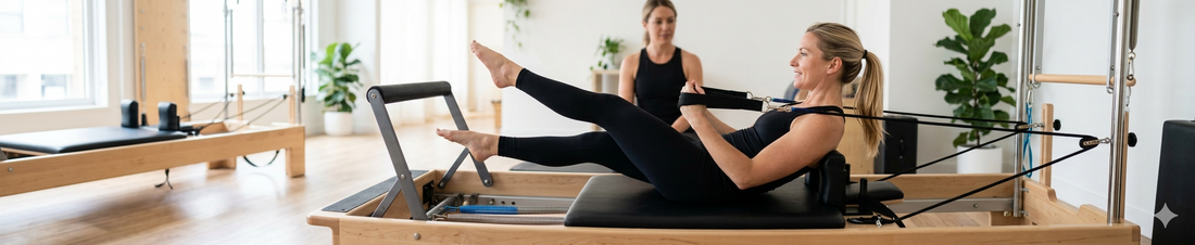 Exercices Reformer Pilates débutant