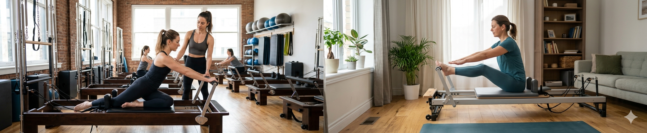 Reformer Pilates pro vs maison : quelles différences ?