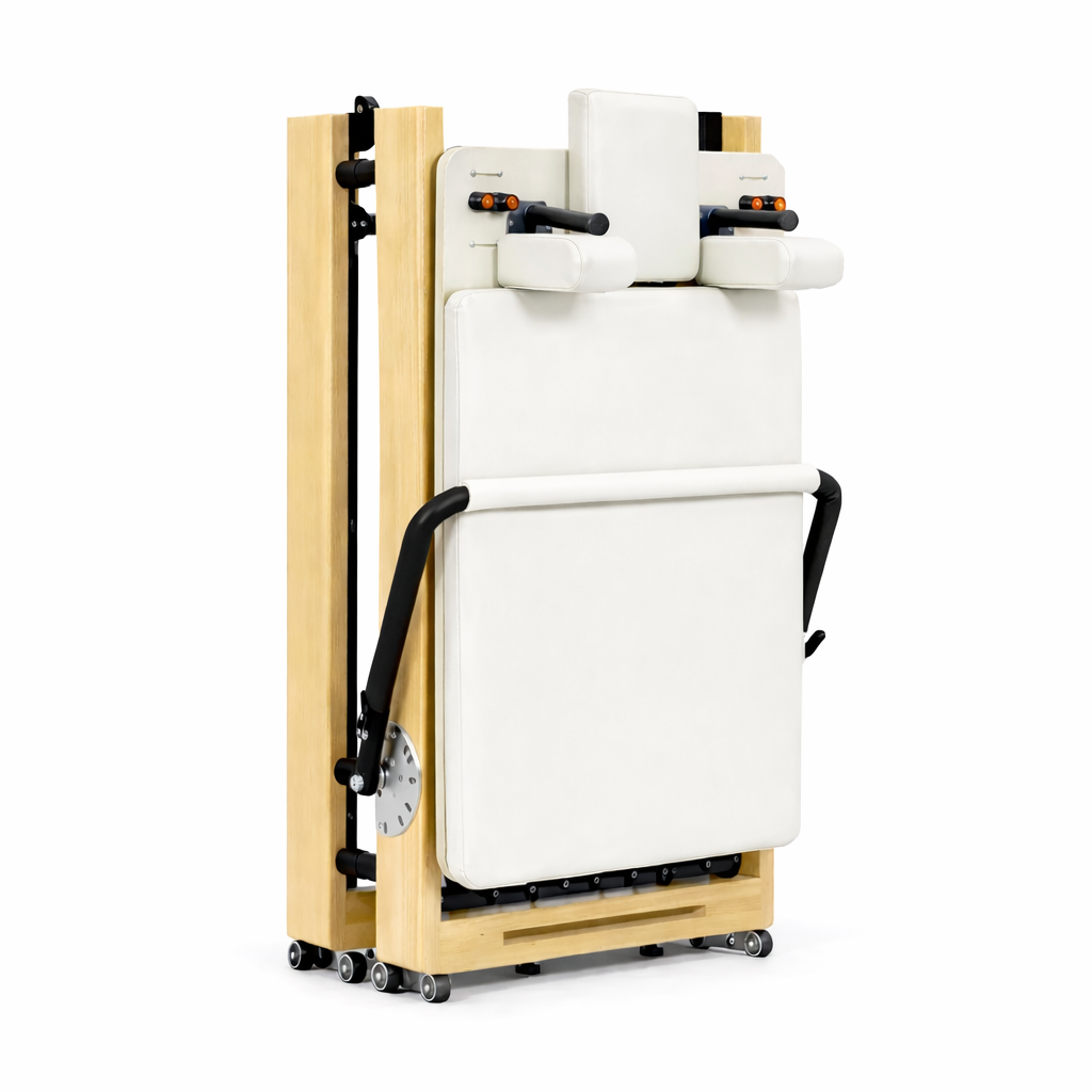 Machine Reformer Pilates Blanc Pliable
