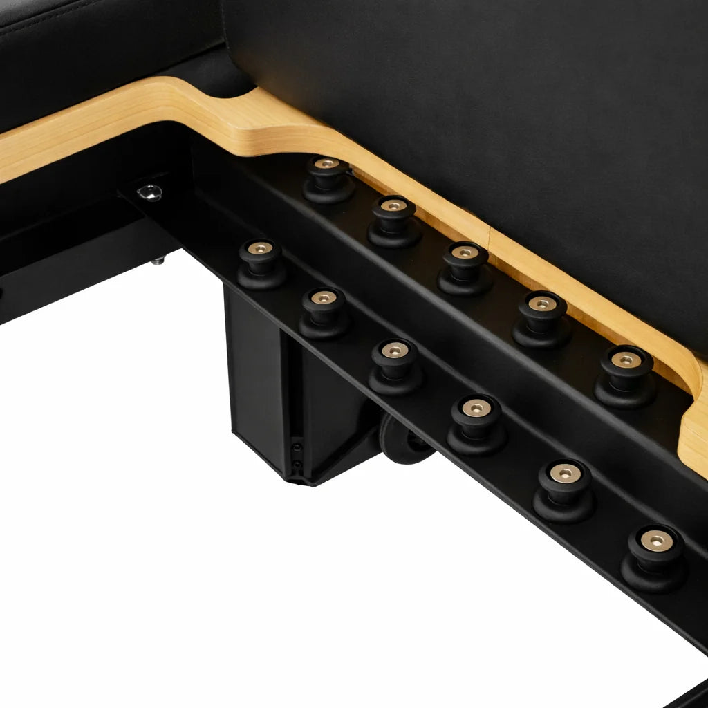 Reformer Pilates Studio Aluminium noir