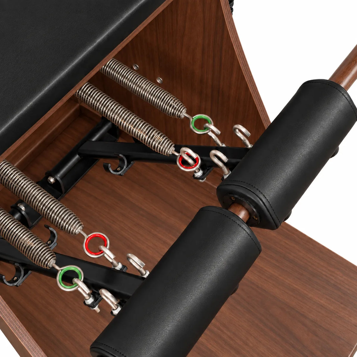Chaise de Pilates Signature détail ressorts et mécanisme - résistance ajustable qualité studio