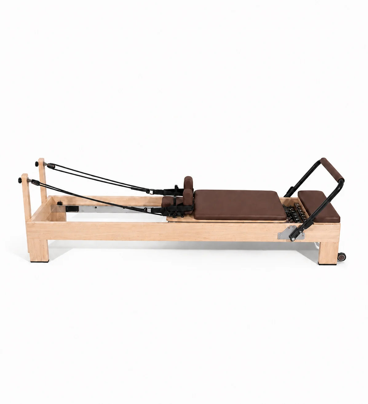 Reformer Pilates Classique studio Marron - Machine Pilates - Pilates At Home