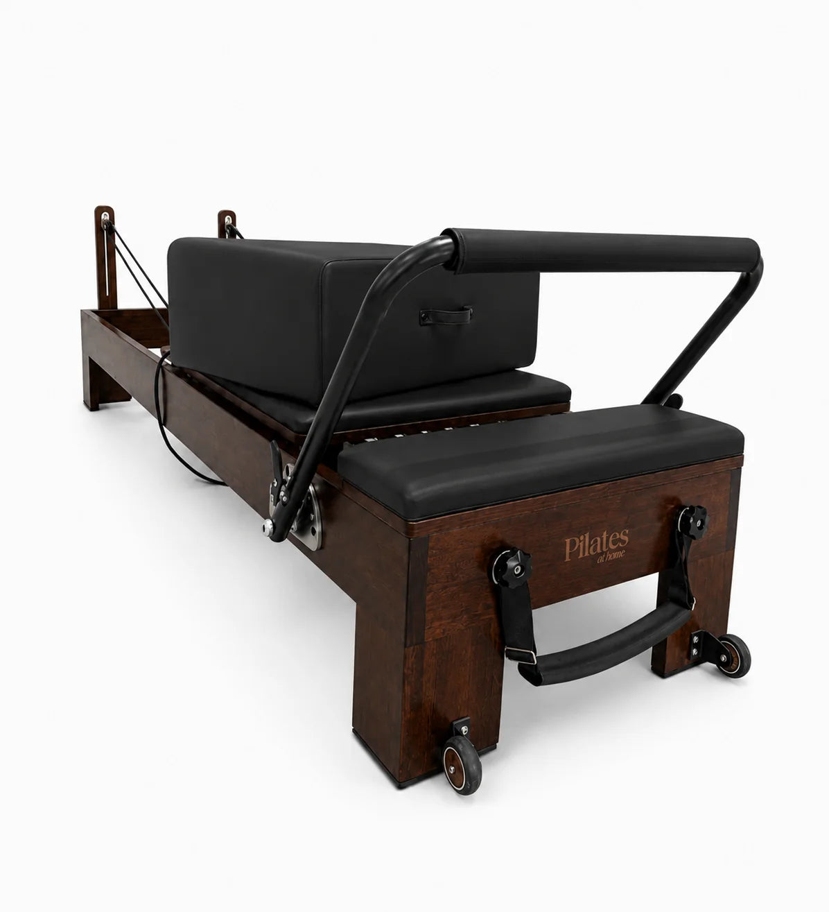 Reformer Pilates Signature Noir Dos - Détail Structure Premium - Pilates At Home